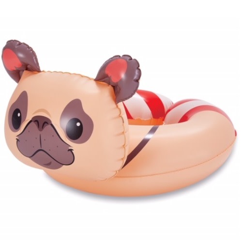 Play Day Inflatable Little Kids Swimming Split Ring Tube Floater- Teddy