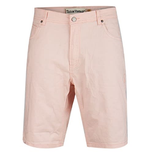 Tailor Vintage - Men's Slim-fit Stretch Short - Pink