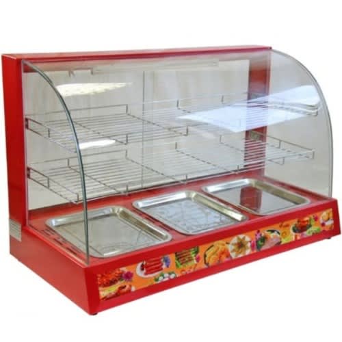 Snacks Warmer Showcase - 3 Plates
