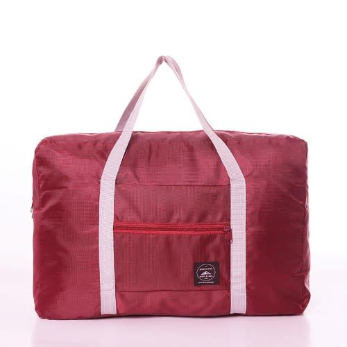 Foldable Travel Sports Gym Duffel Bag - Red