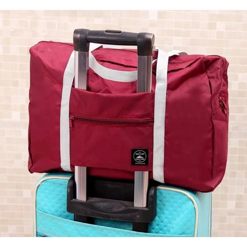 Foldable Travel Sports Gym Duffel Bag - Red
