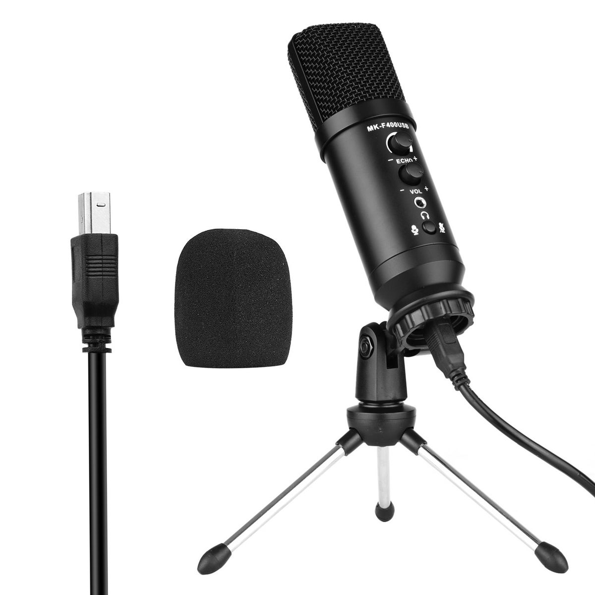 USB Condenser Microphone Computer Mic Kit