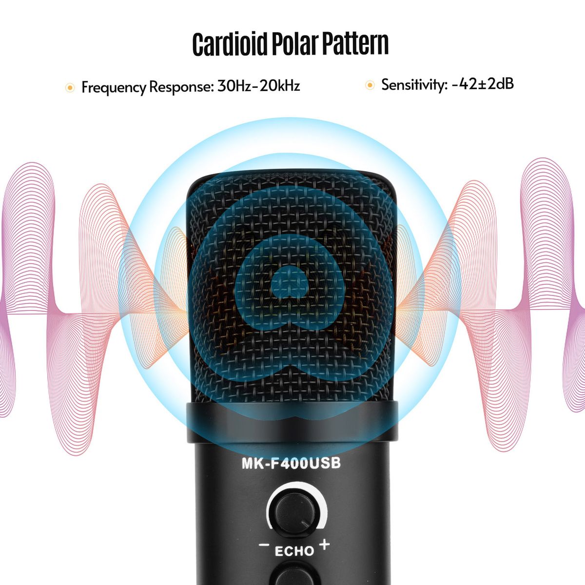 USB Condenser Microphone Computer Mic Kit