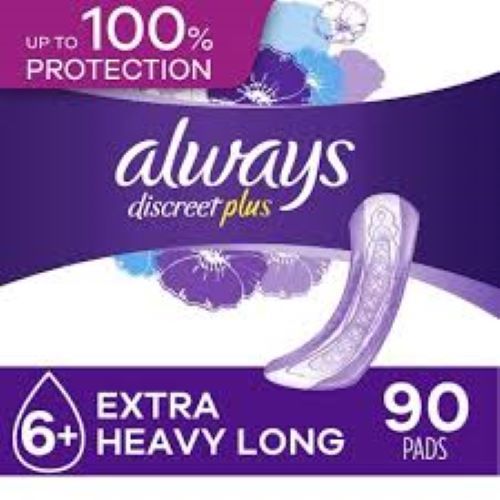Discreet Plus, Bladder Leaks Pads, Extra Heavy, 90pcs