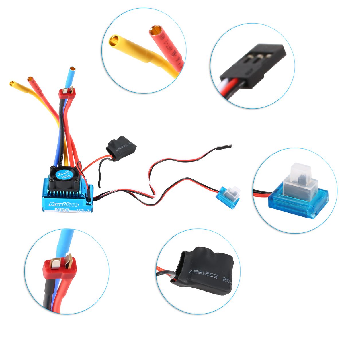 120A Brushless ESC Electric Speed Controller 5.8V/3A BEC For