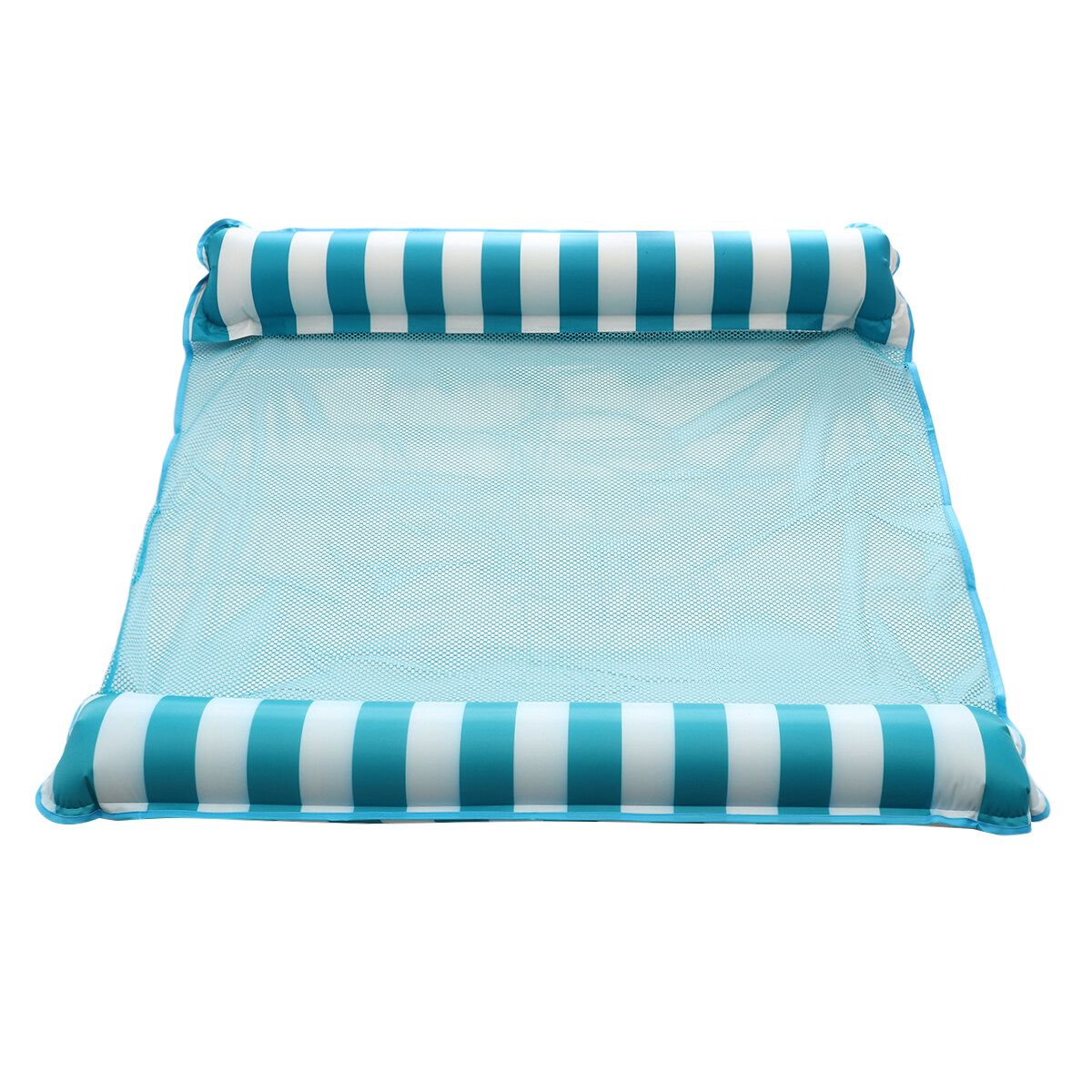 Inflatable Water Hammock Floating Bed Sports Air Mattress Lounge Chair DrifterS Light Blue-Double