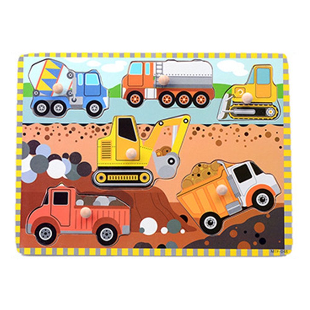 Children Puzzle Wooden Peg Puzzles For Toddlers 2 3 Years Old Alphabet & Number Puzzles For Kids Letters Numbers Animals And Vehicles Learning Toys Gift For Girls And Boys 1