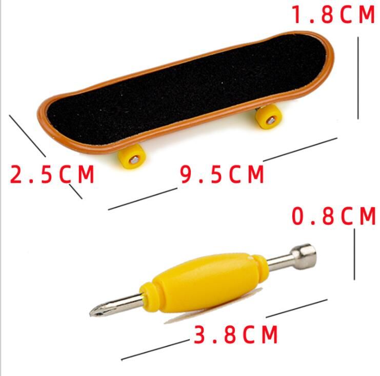 Teck Deck Skate Mini Finger Skateboarding Fingerboard BMX Bicycle Set Fun Skate Boards Mini Bikes Toys For Children Boys Kids