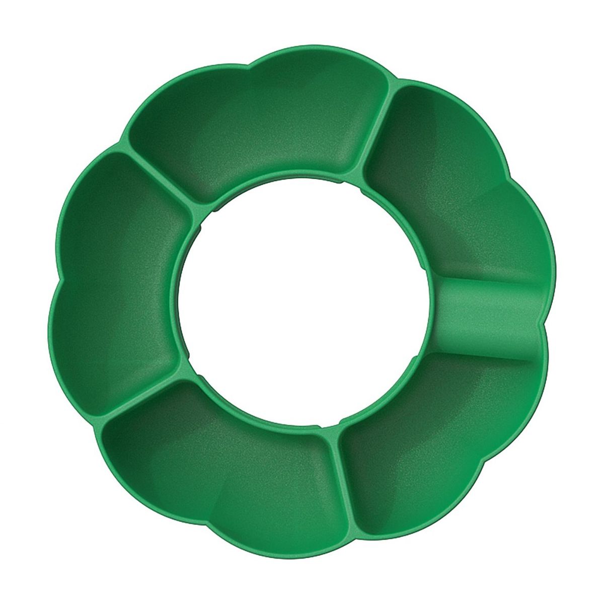 Reusable Snack Container 5 Compartment Tumbler Snack Bowl Food Grade Green