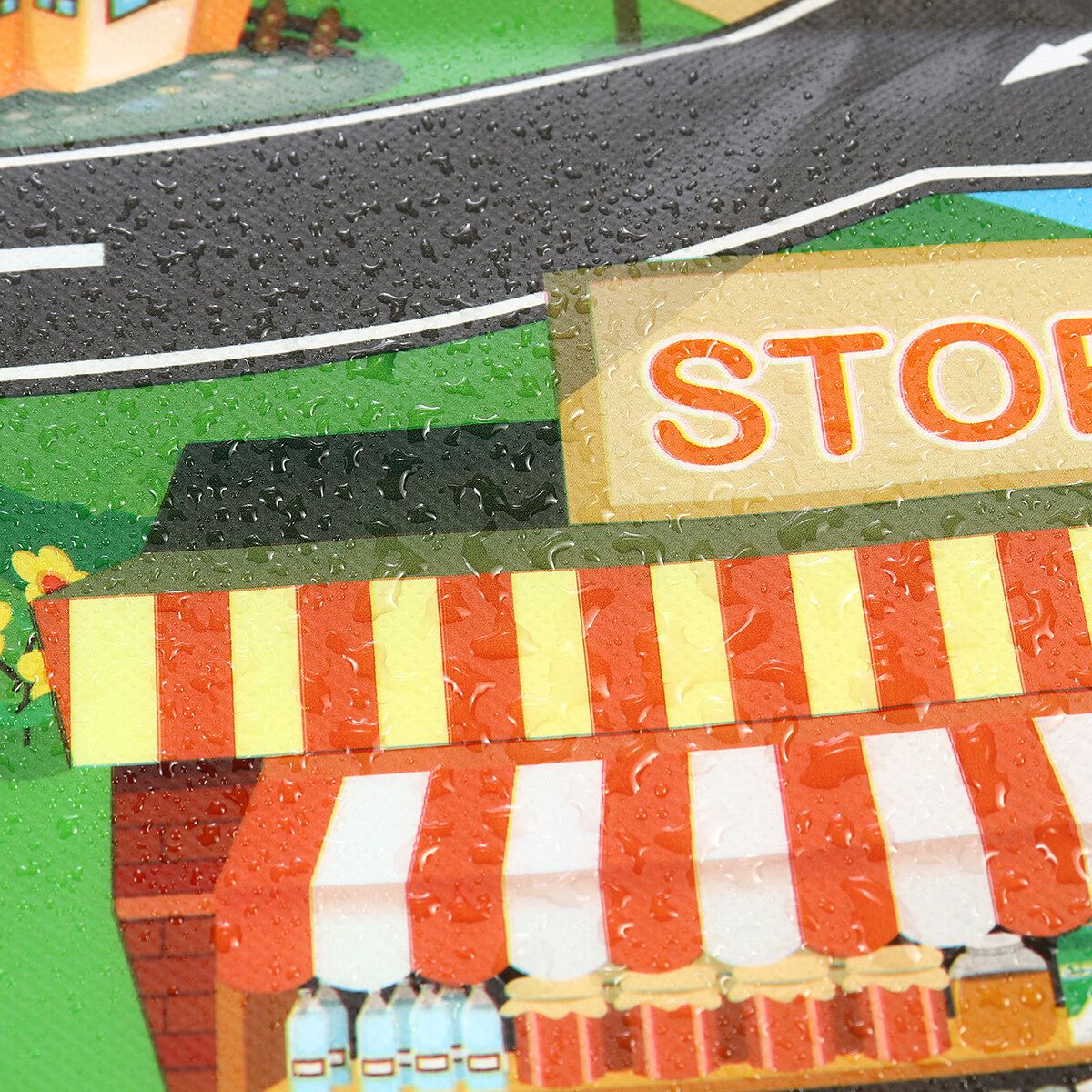 Traffic Map Play Mat Rug Carpet Car Vehicles Track Toy Kids Boys Gifts Map