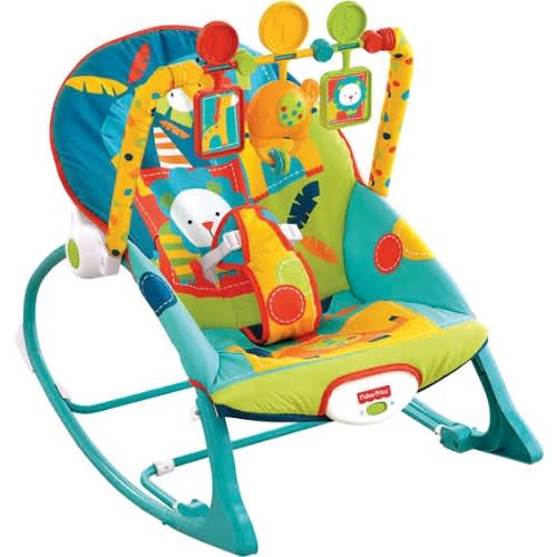 Battery Operated Infant To Toddler Baby Rocker - 0-24month