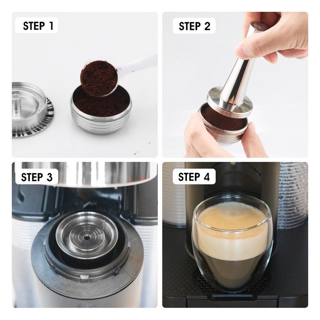 Stainless Steel Reusable Coffee  Cup Filters For Vertuoline
