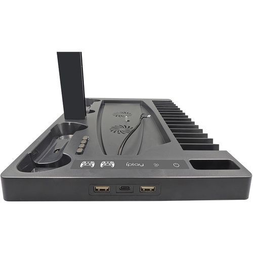 PS5 Cooling Fan Stand With CD Case And Dual Charger Dock