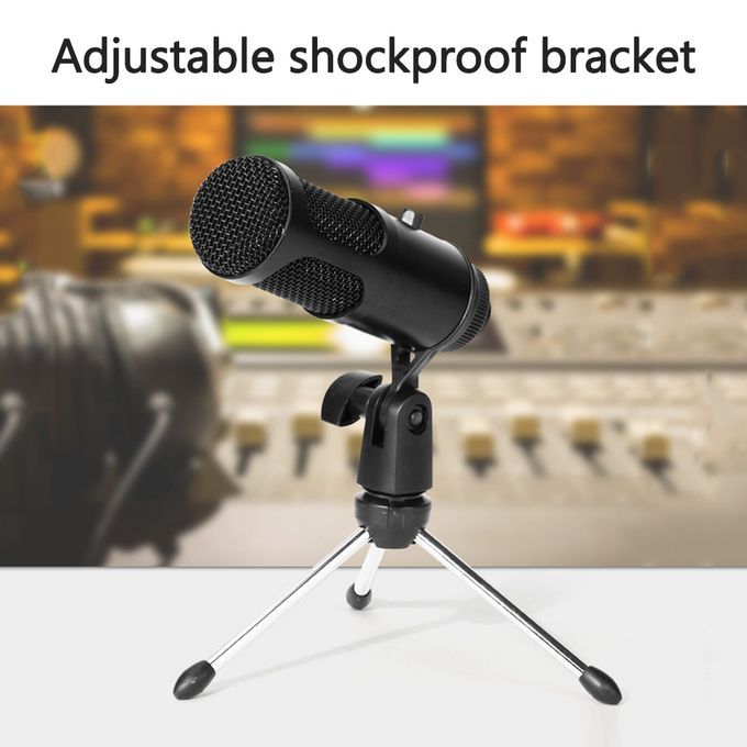 USB Condenser Microphone Plug And Play Computer Mic With