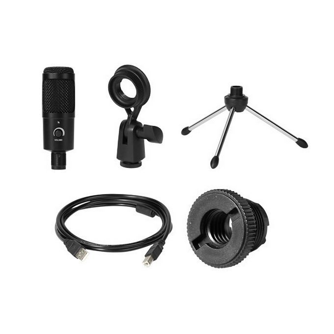 USB Condenser Microphone Plug And Play Computer Mic With