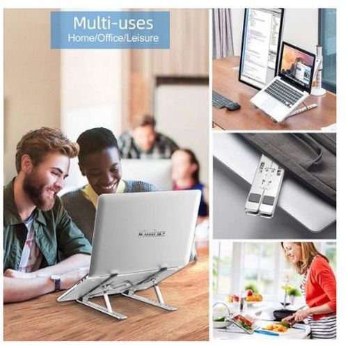 Steel Aluminum Ergonomics Universal Laptop Stand-14'-17'