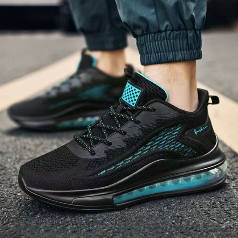 Men Sports Shoes Running Casual Mesh Breathable Sneakers Air Cushioning Tennis
