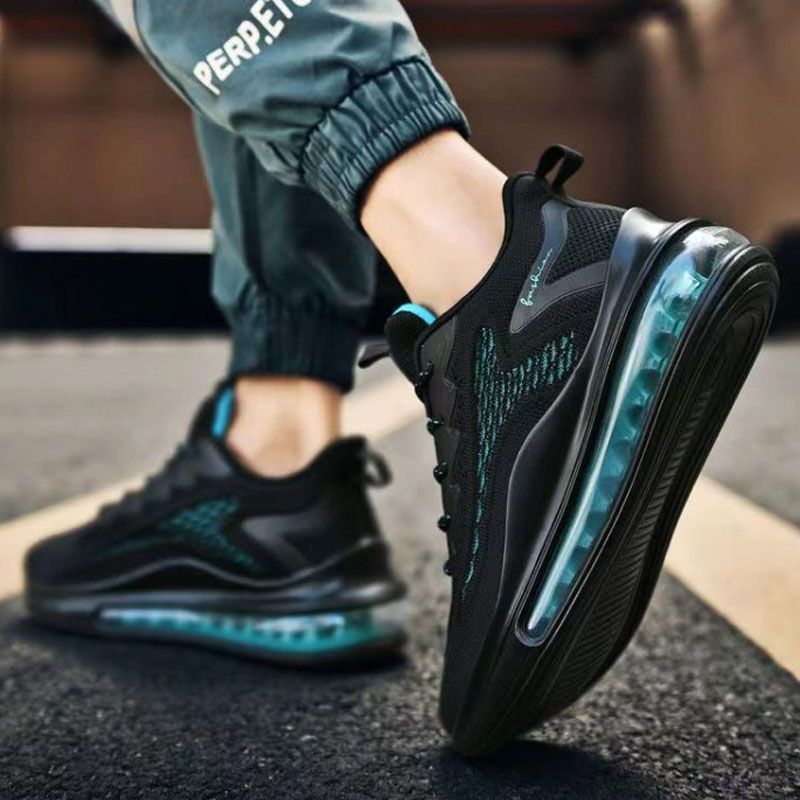 Men Sports Shoes Running Casual Mesh Breathable Sneakers Air Cushioning Tennis