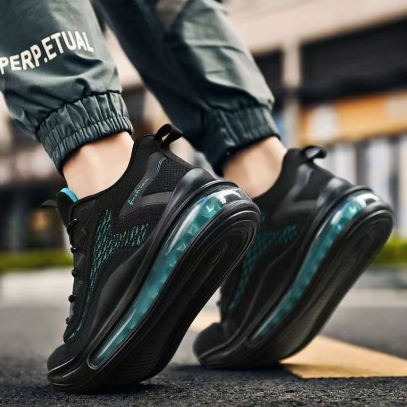 Men Sports Shoes Running Casual Mesh Breathable Sneakers Air Cushioning Tennis