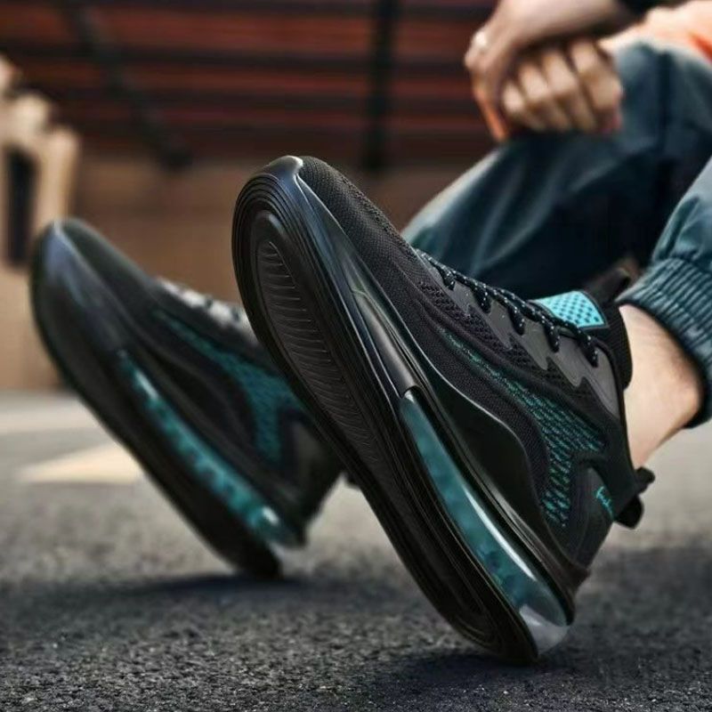 Men Sports Shoes Running Casual Mesh Breathable Sneakers Air Cushioning Tennis