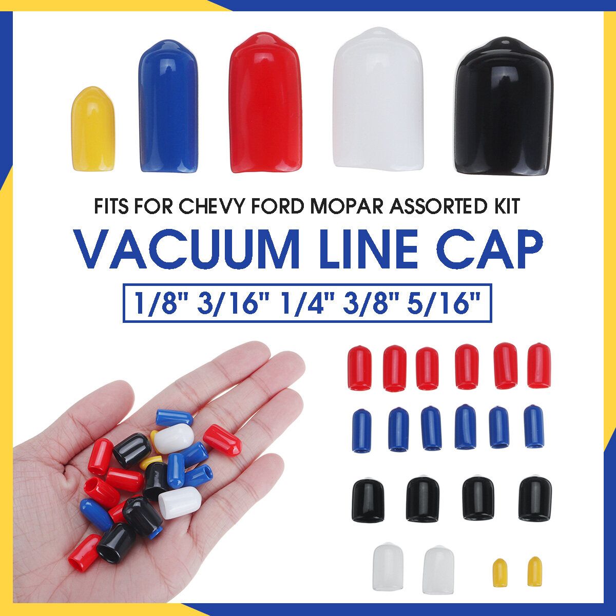Vacuum Line Caps 1/8