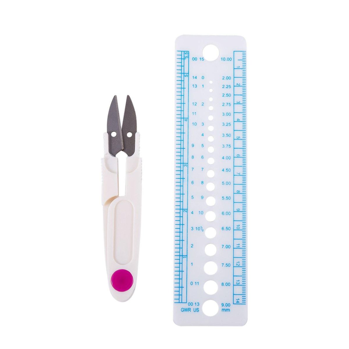 Ergonomic Crochet Hooks Set, Knitting Needle Kit, Zipper Organizer Case With 9pcs 2mm to 6mm Soft Grip Crochets and Complete Accessories, Small Volume and Convenient to Carry