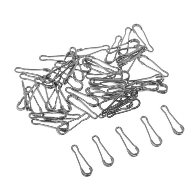 50pcs Quick Change Clips Bait  Clip Swivel  Carp