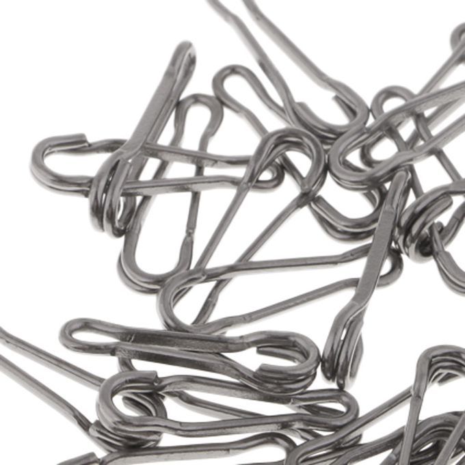 50pcs Quick Change Clips Bait  Clip Swivel  Carp