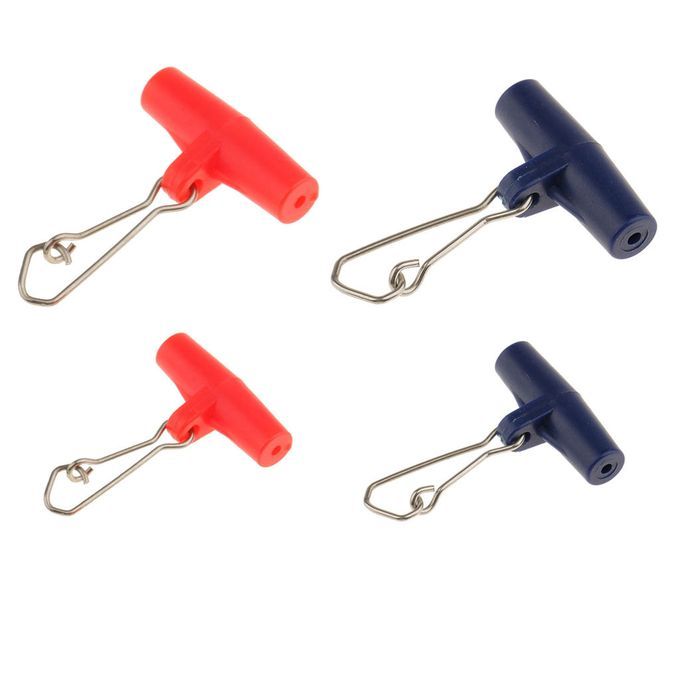 20Pcs  Sinker Slides Hook Clip Swivels Snaps Connector L Red