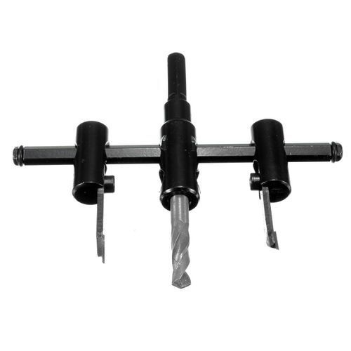 Adjustable 30-300MM Circle Hole Saw Drill Bit Cutter Kit Metal Wood DIY Tool 120mm - 120mm