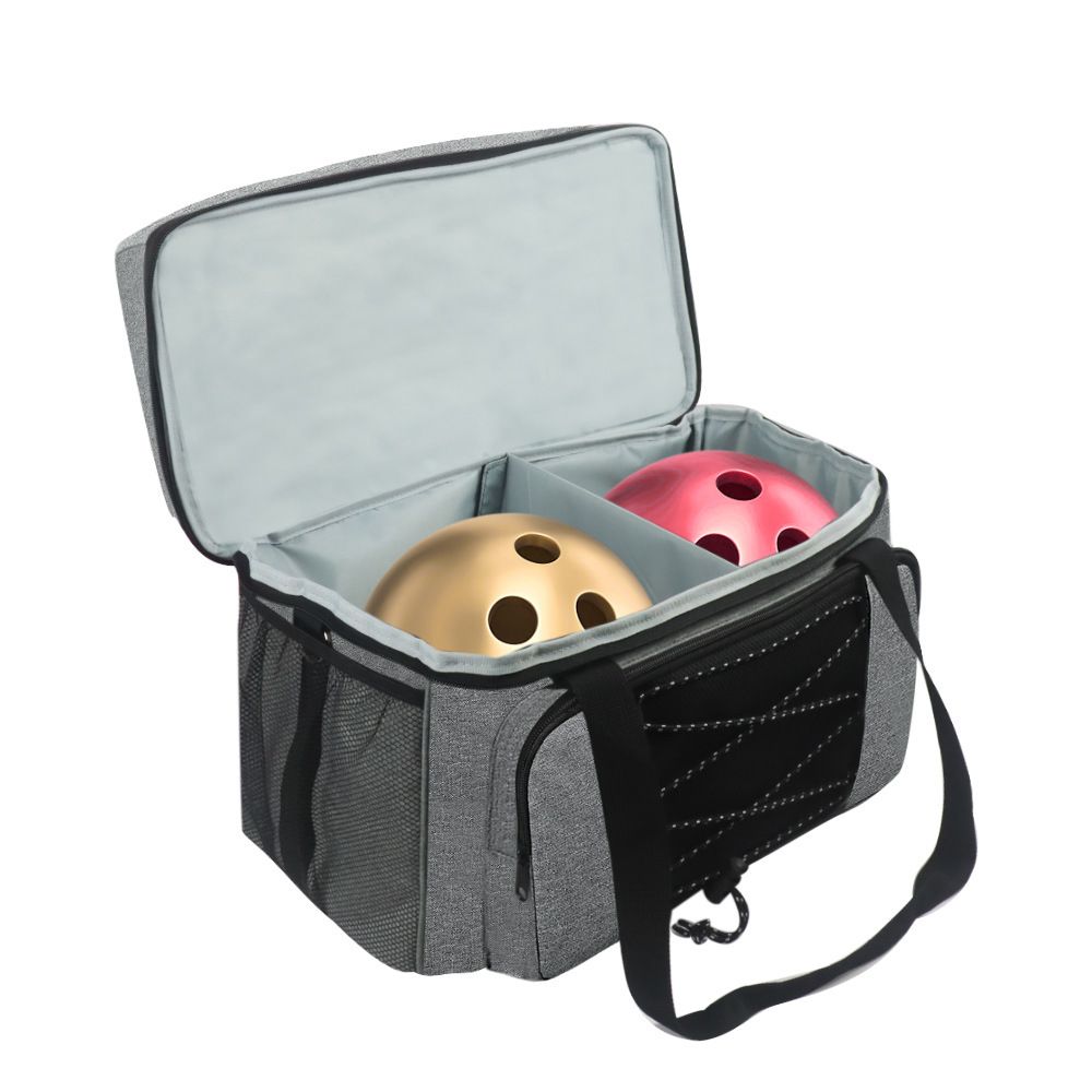 Bowling Bag For 2 Balls Portable Bowling Tote Bag With