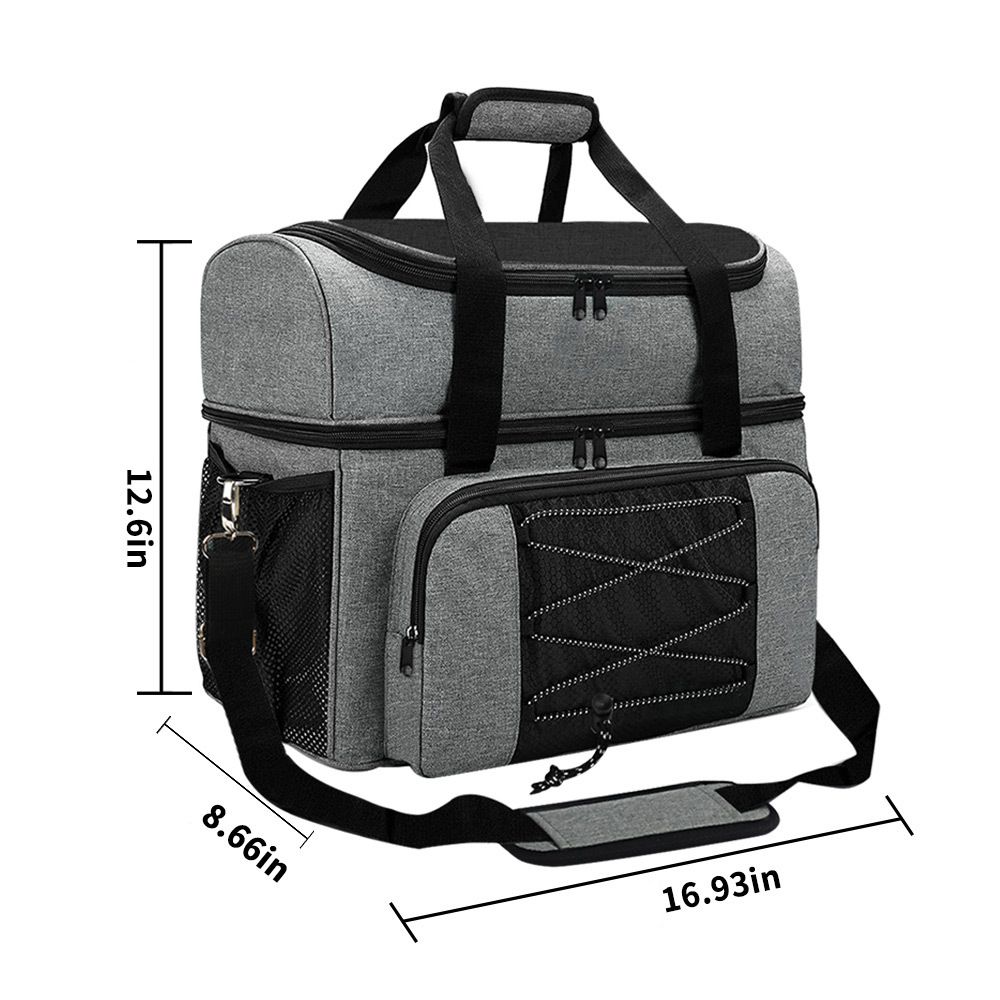 Bowling Bag For 2 Balls Portable Bowling Tote Bag With