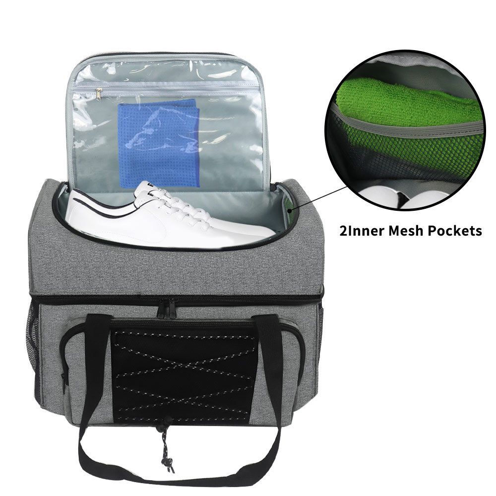 Bowling Bag For 2 Balls Portable Bowling Tote Bag With