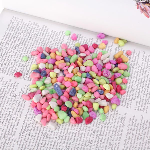 Colorful Aquarium Gravel  Rocks Pebbles 150g Fish Tank Vase