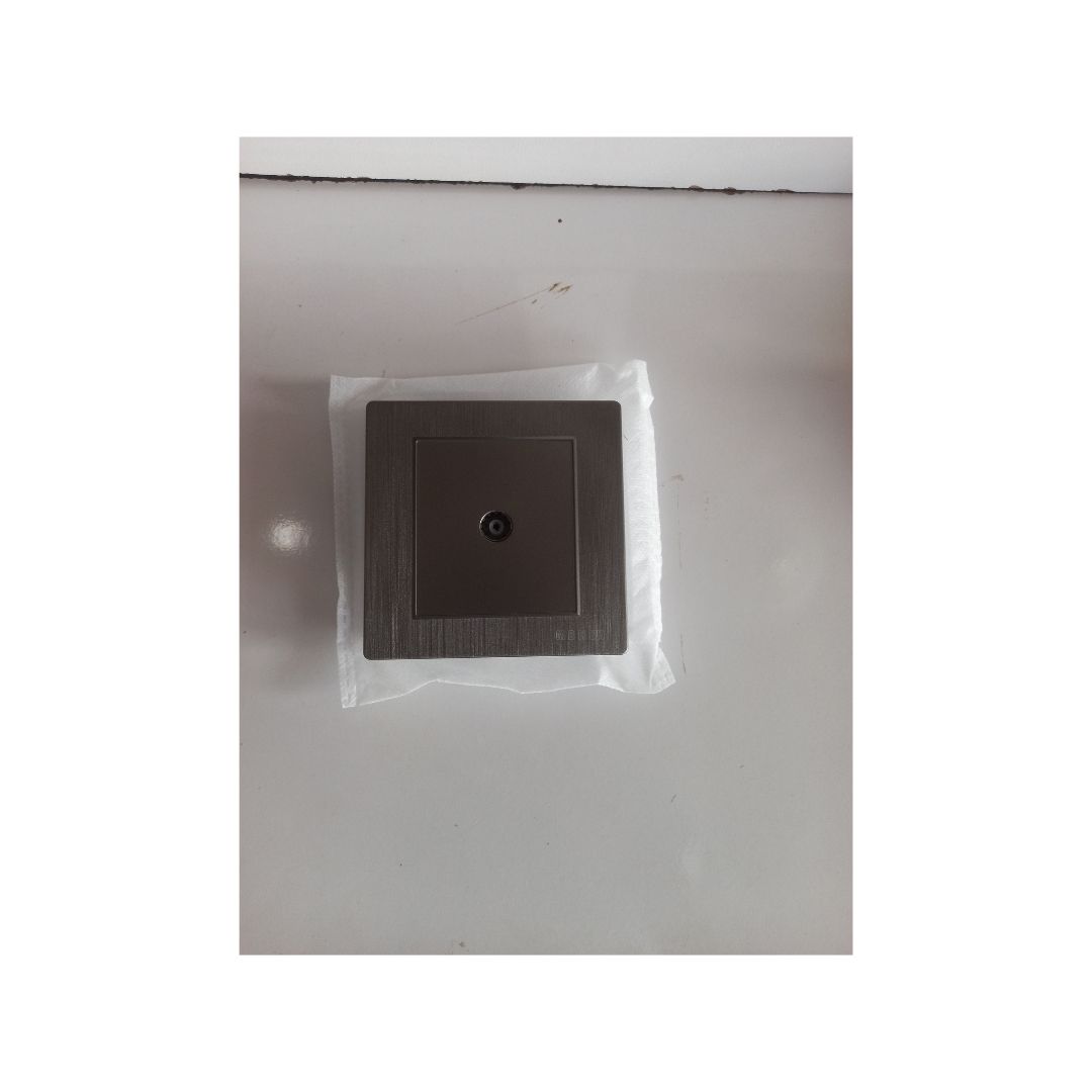 10 Pieces Of Modern Design Grey Wall Socket For Tv