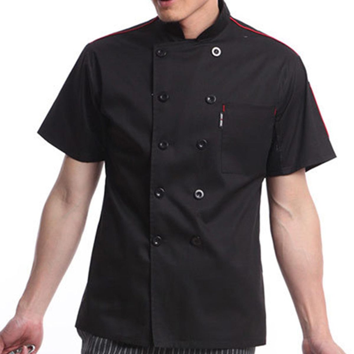 Men Women  Short Sleeve Chef Jacket Chefs  White