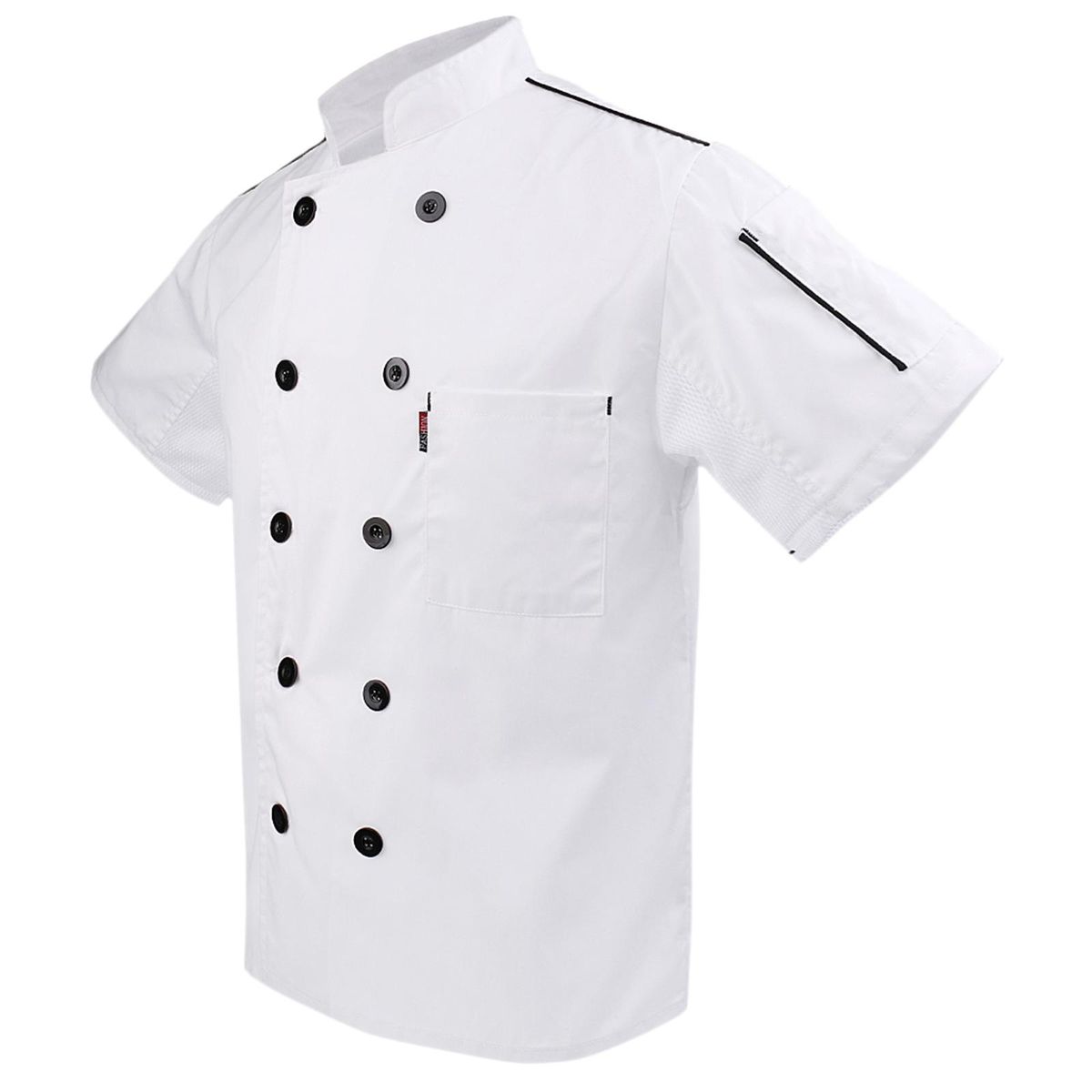 Men Women  Short Sleeve Chef Jacket Chefs  White