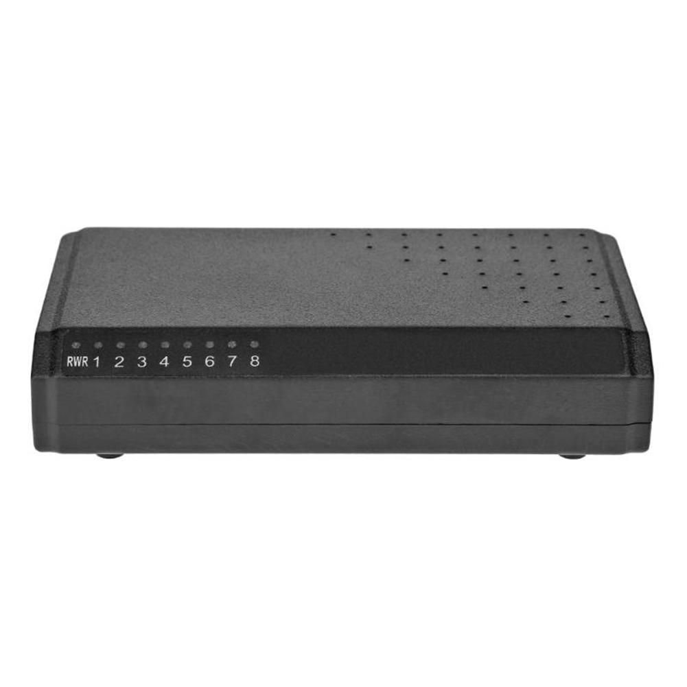 8 Ports 6+2 POE Switch Injector Power over RJ45 Ethernet