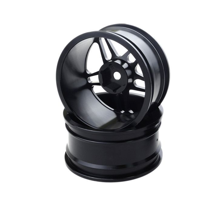 4pcs Aluminum Wheel Rims For HSP HPI Kyosho 1:10 On-Road RC Flat