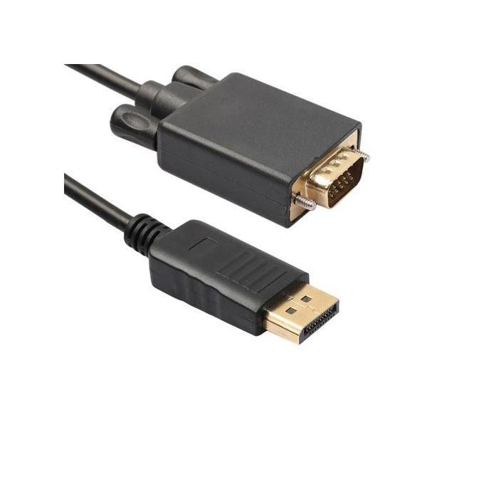 DP To VGA Cable DisplayPort Male To VGA Male Cable PC Laptop To Display TV