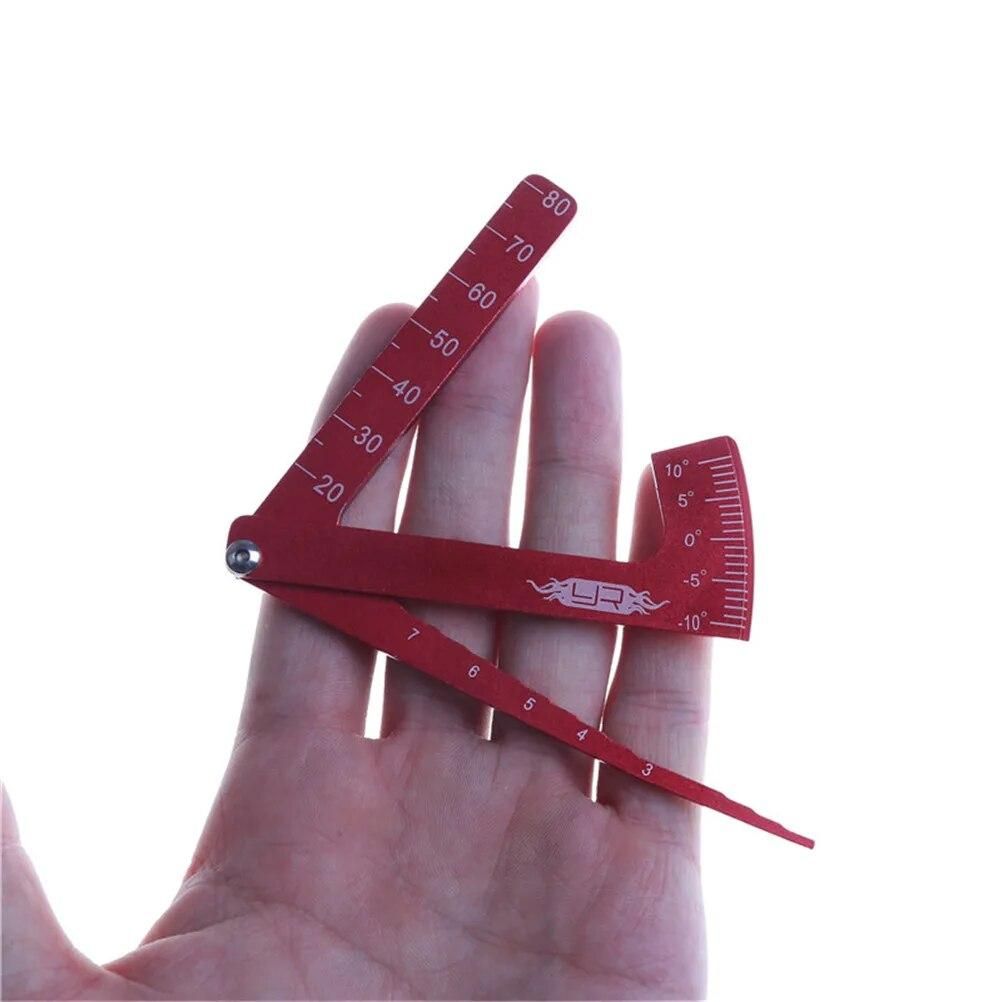 1pcs Adjustable Ruler Measure for RC Car 1/10 1/8 On-road Cars Parts RC Car Height & Wheel Rim Camber
