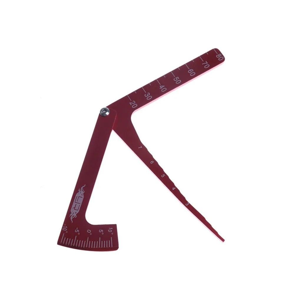 1pcs Adjustable Ruler Measure for RC Car 1/10 1/8 On-road Cars Parts RC Car Height & Wheel Rim Camber