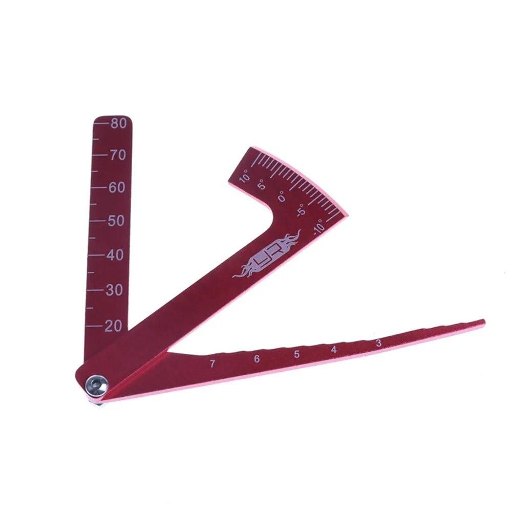 1pcs Adjustable Ruler Measure for RC Car 1/10 1/8 On-road Cars Parts RC Car Height & Wheel Rim Camber