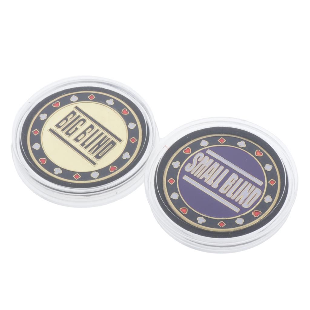 2 Piece Dealer Chips Texas Roulette Game Accessories