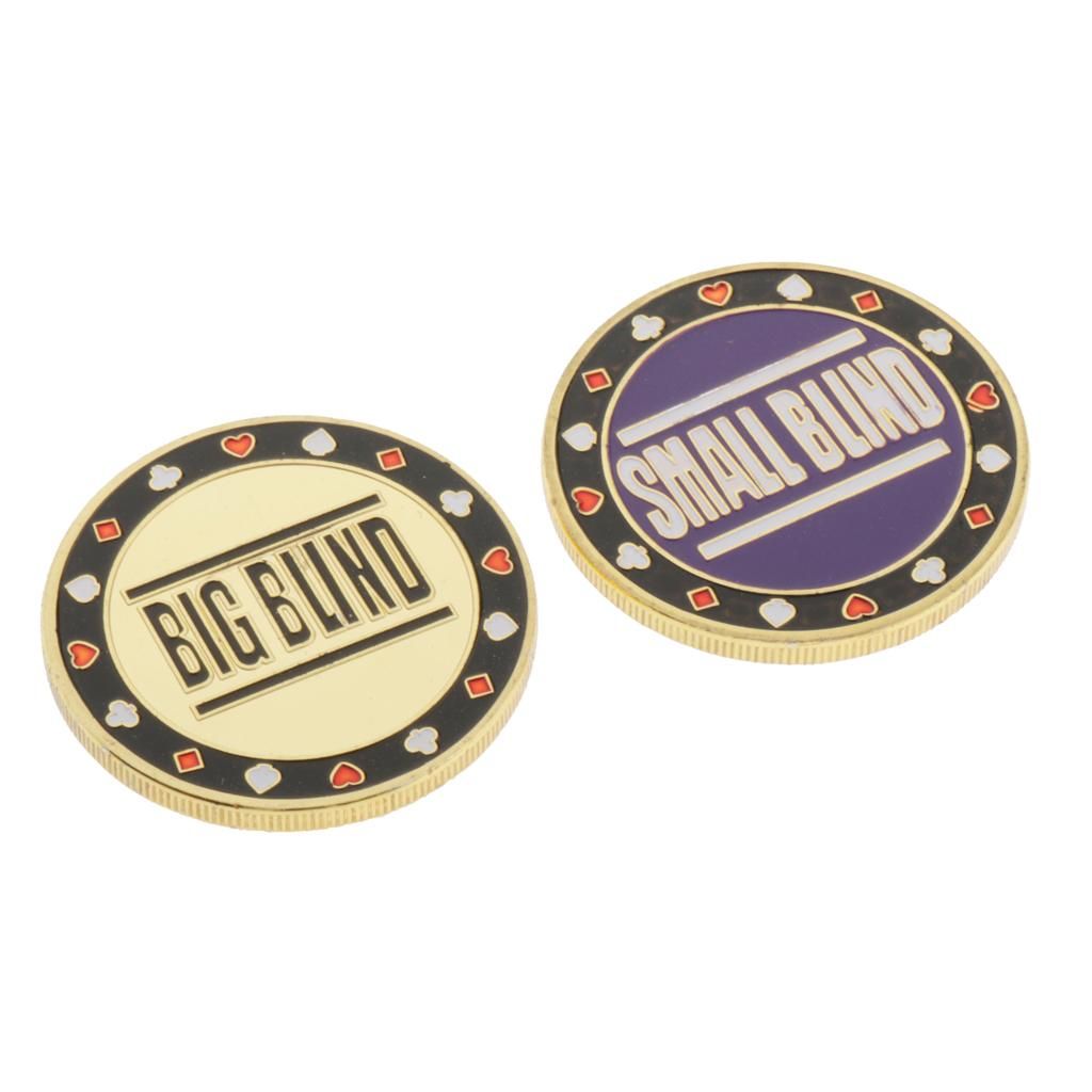 2 Piece Dealer Chips Texas Roulette Game Accessories