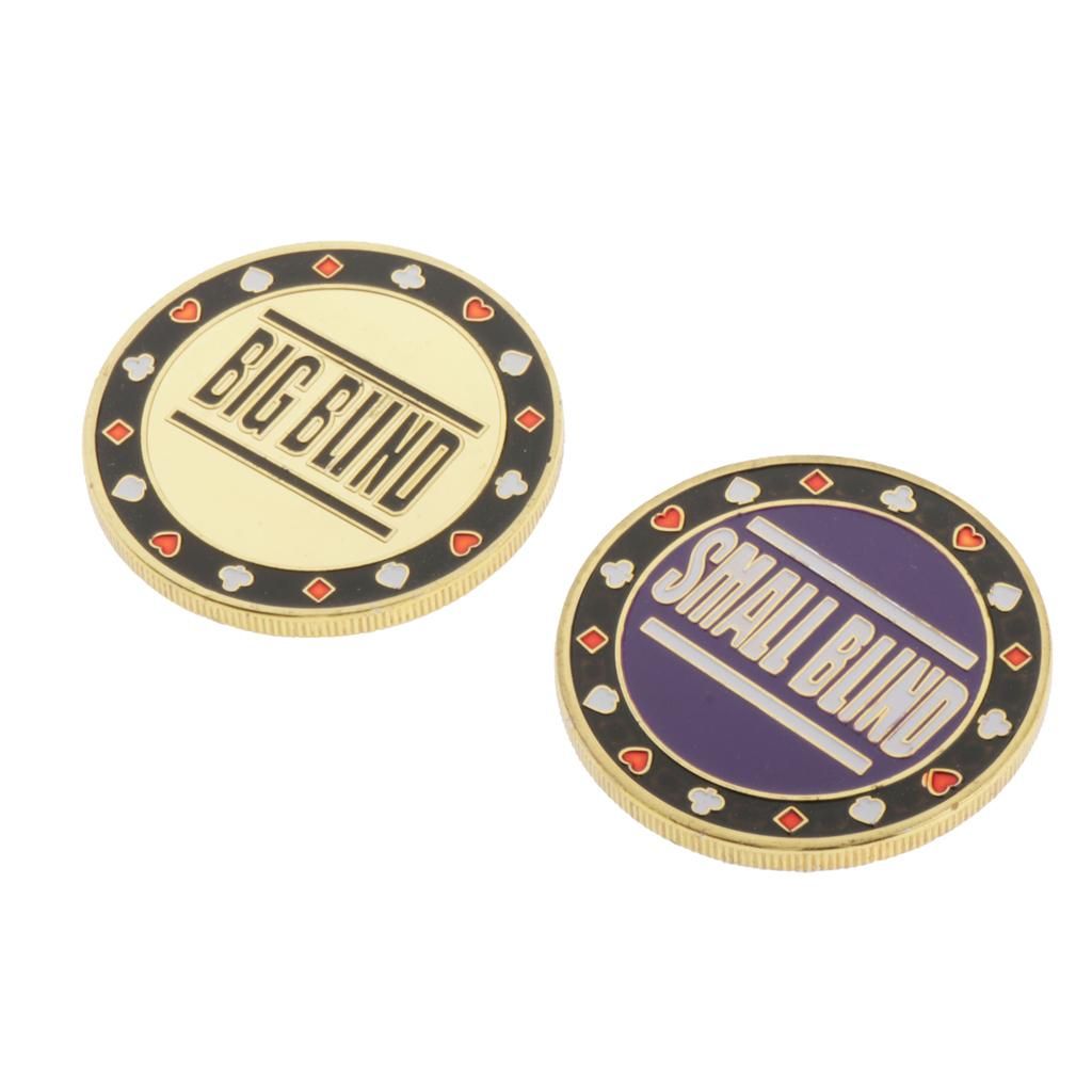 2 Piece Dealer Chips Texas Roulette Game Accessories