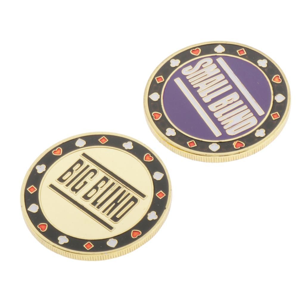 2 Piece Dealer Chips Texas Roulette Game Accessories