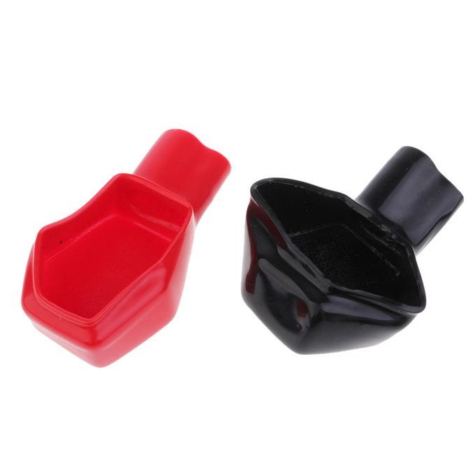 Car Battery Terminal Insulation Protecter Sleeve Covers Black,Red