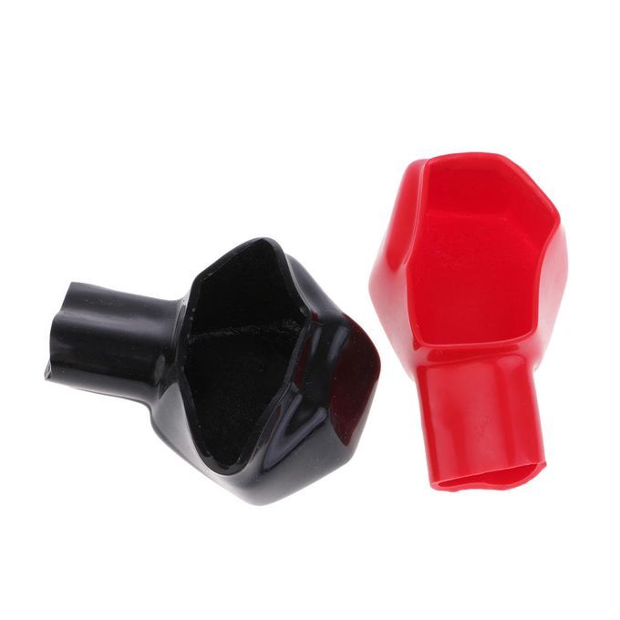 Car Battery Terminal Insulation Protecter Sleeve Covers Black,Red