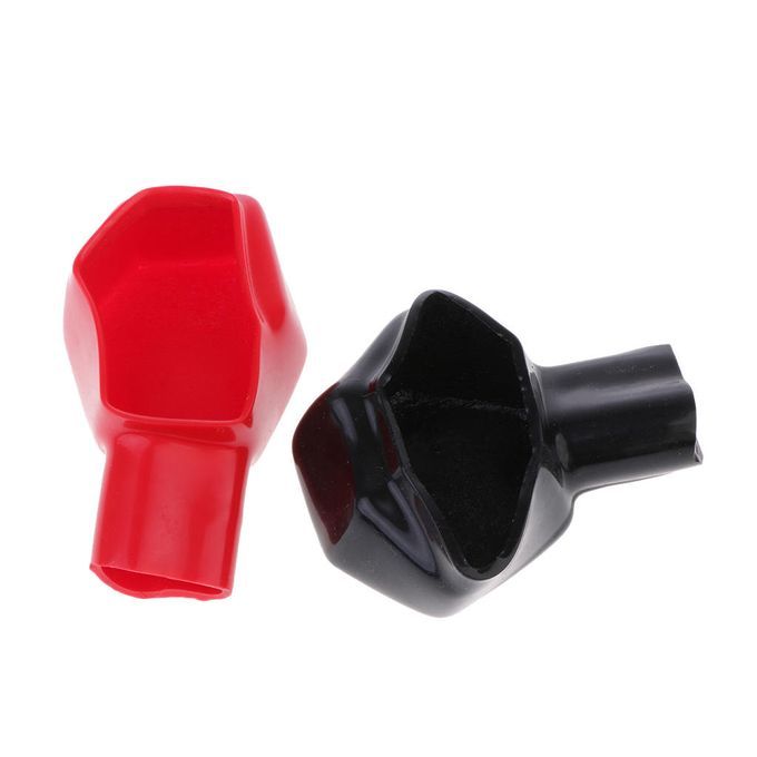 Car Battery Terminal Insulation Protecter Sleeve Covers Black,Red